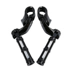 Rear Passenger Floorboards & Highway Foot Pegs for Harley Street Glide (93-25)