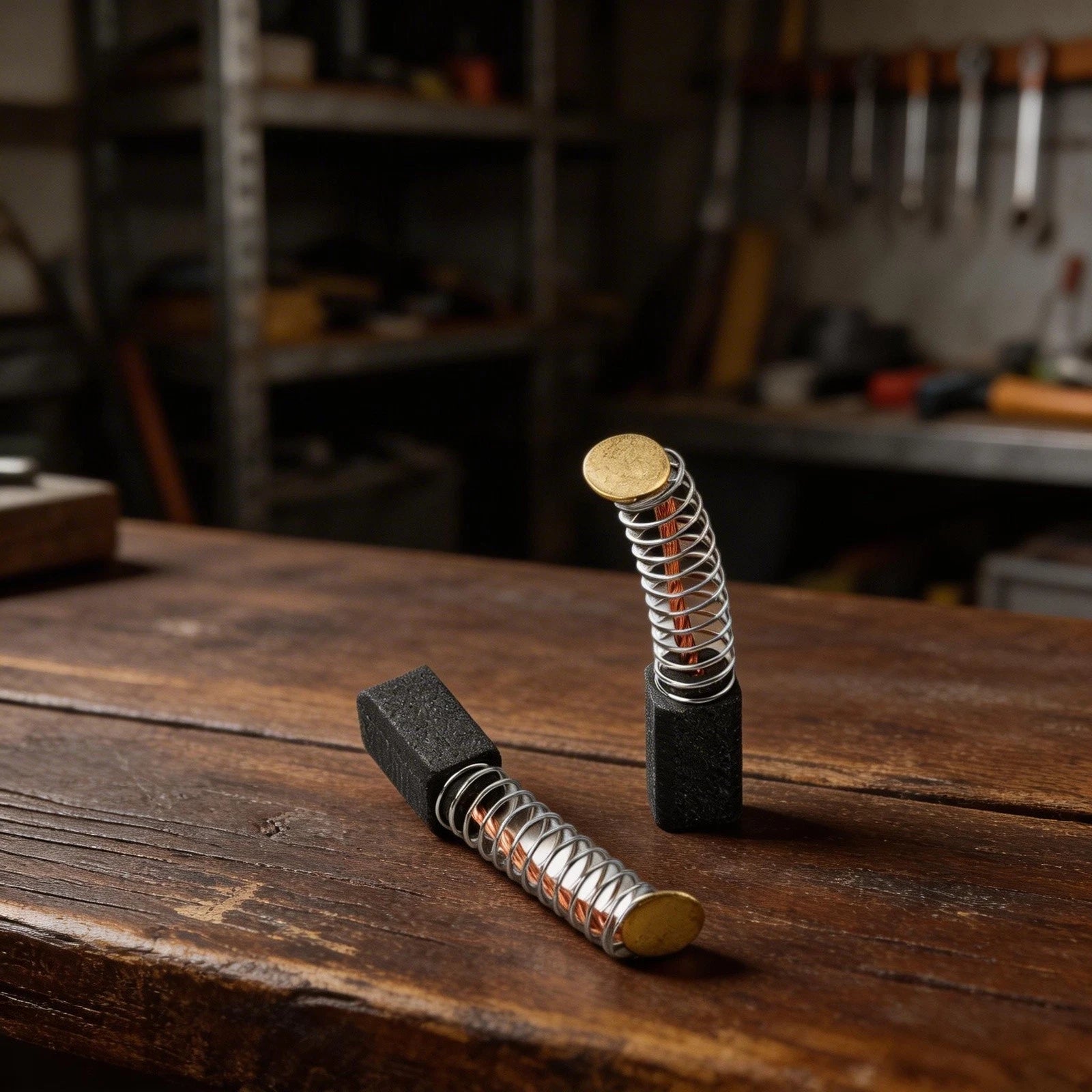 Replacement Carbon Brush Set of 2 for Power Tool Motor (6x2, 2x11, 5mm)