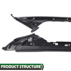 Front Inner Windshield Pillar Trim Moldings for Ford Explorer (2011–2019)