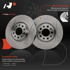 Front Disc Brake Rotors for Jeep Compass Renegade (2017-2022)