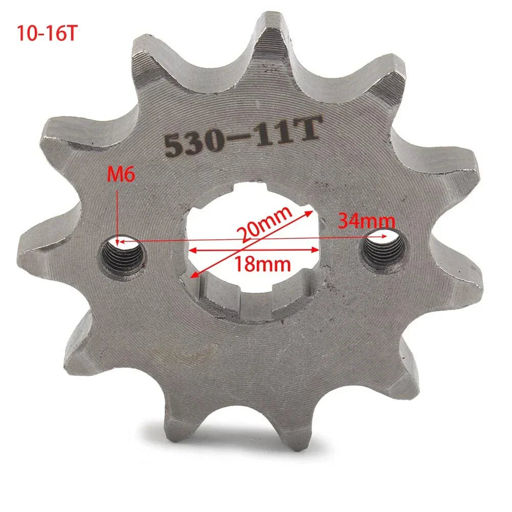 530 Chain Front Sprocket Cog 20mm for 125cc-350cc Dirt Bike ATV Go Kart