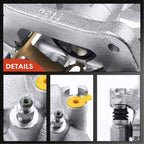 Set of 6 Rear Disc Brake Calipers & Pads for Honda Civic Acura Integra