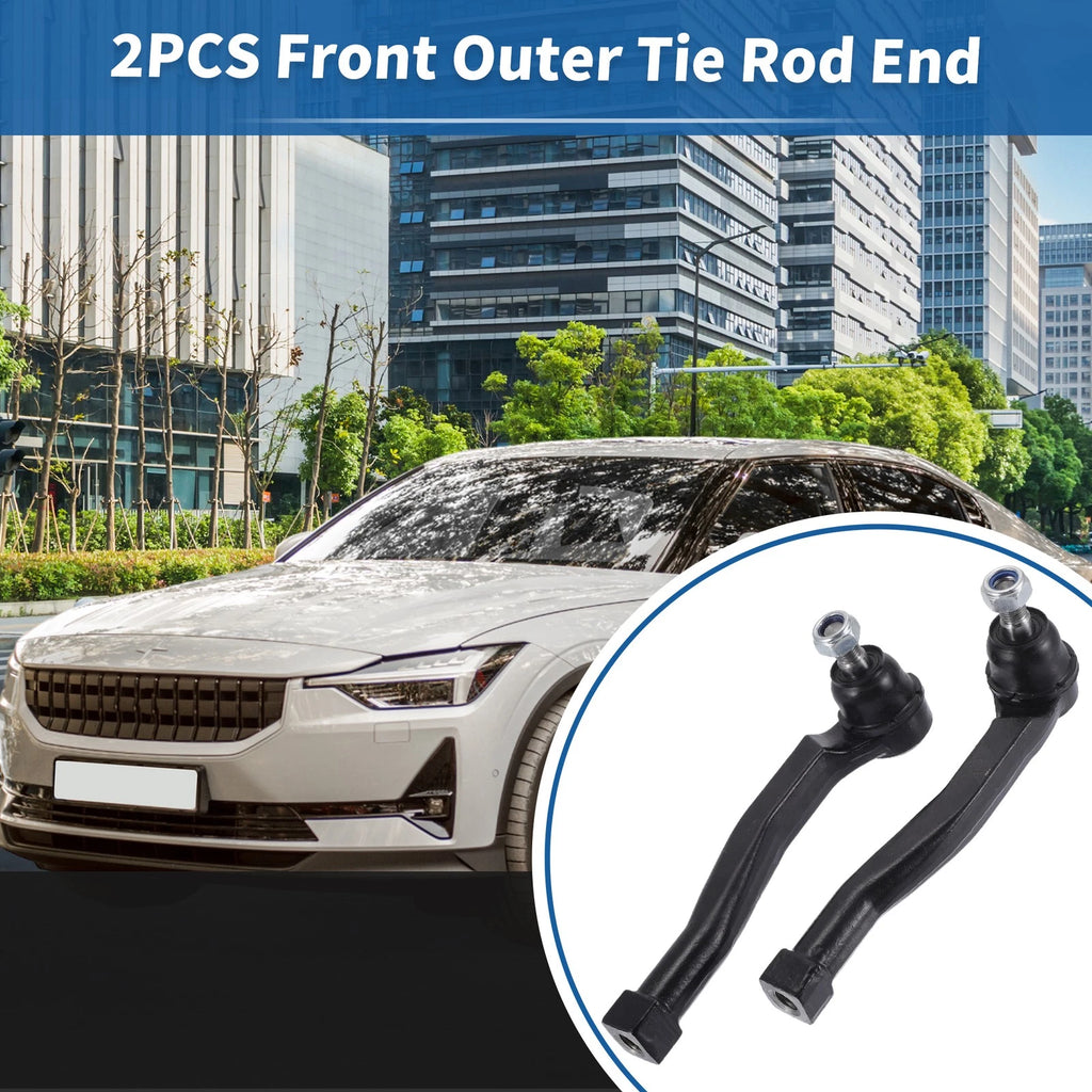 2X Front Outer Tie Rod End Links for Pontiac G3 (2009–2010) No. ES800033/ES800034