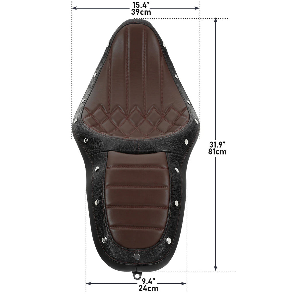 Seat Backrest Pad for Harley Touring (2009–2023)