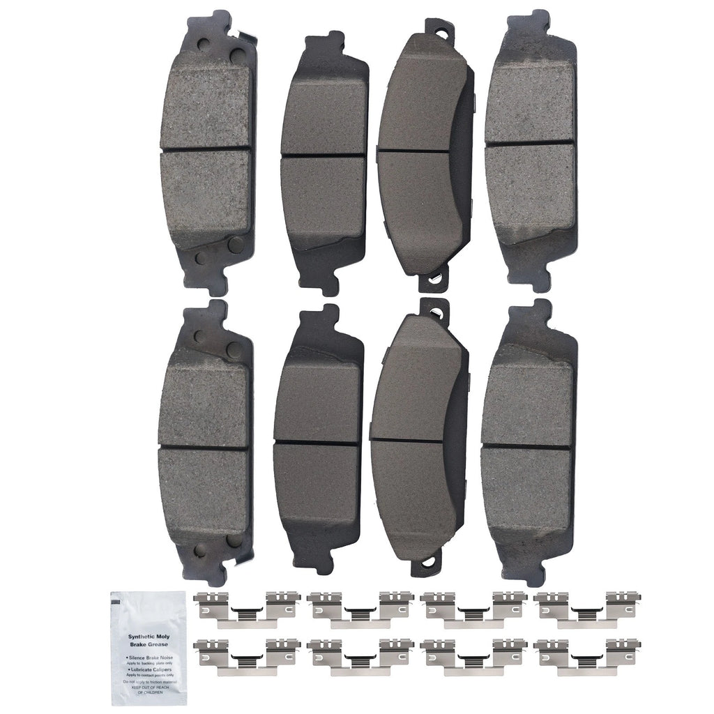 Set of 4 Ceramic Brake Pads for Cadillac Escalade ESV GMC Yukon (2015–2020)