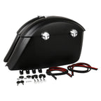 Matte Black Saddle Bags Electronic Latch for Indian Chieftain Dark Horse (2014–2018)