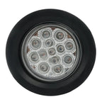 4X 2.5" Red Amber 13 LED Clear Lens Side Marker Lights for Trailer