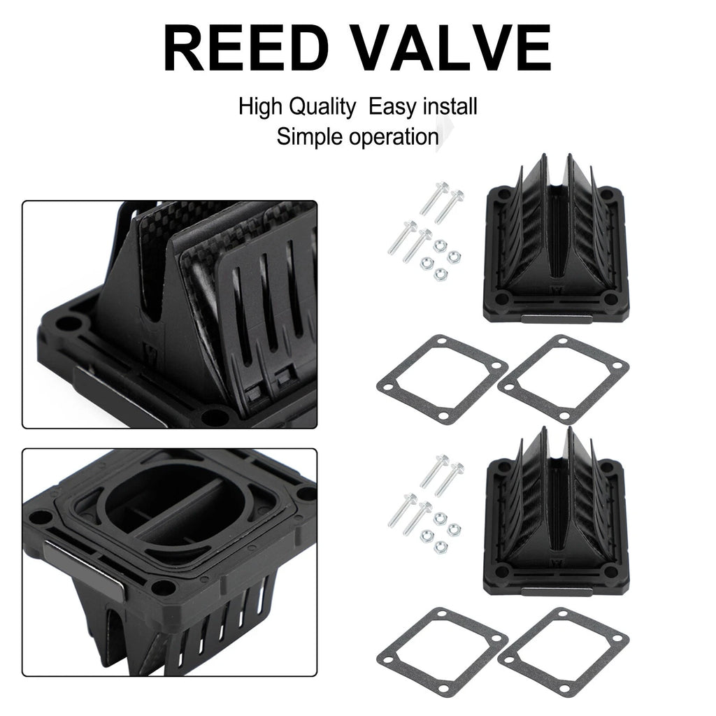 2X Reed Valve System V4144-2 for Yamaha YFZ 350 Banshee (All Years)