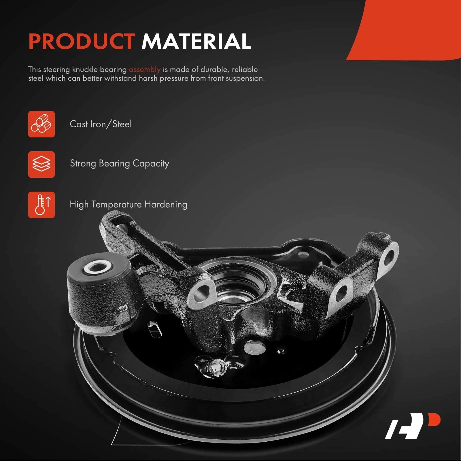 Rear Left Steering Knuckle & Hub Bearing for Subaru Forester (2003-2008)