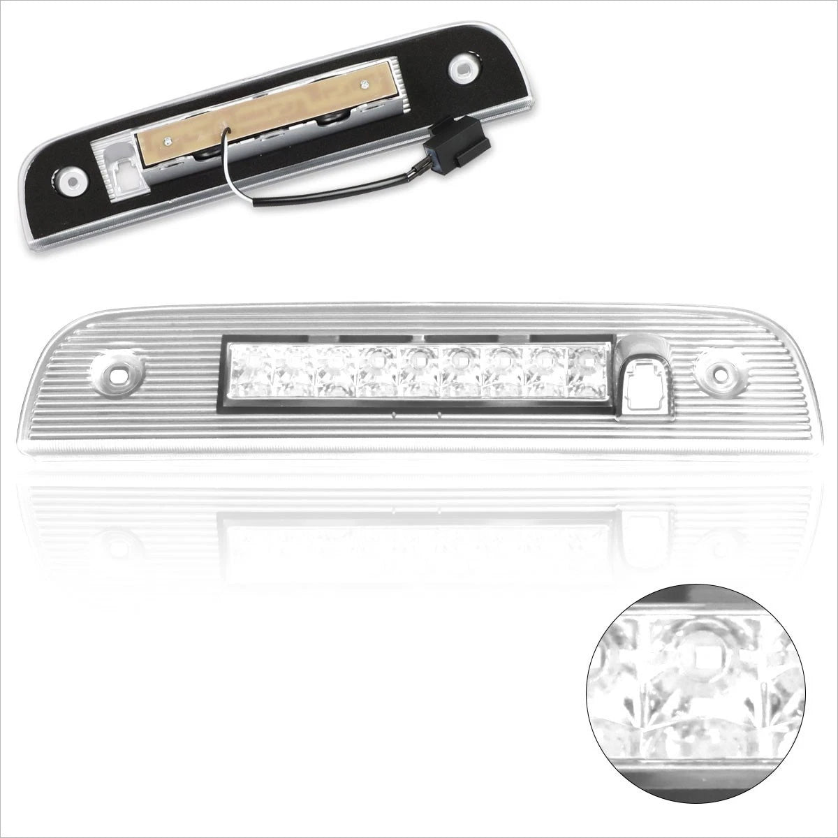 Full LED 3rd Tail Brake Light for Dodge Nitro (2007–2012) Chrome