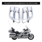 Set of 2 ABS Side Fairing Accent Grilles for Honda Goldwing GL1800 (2001–2011) Chrome