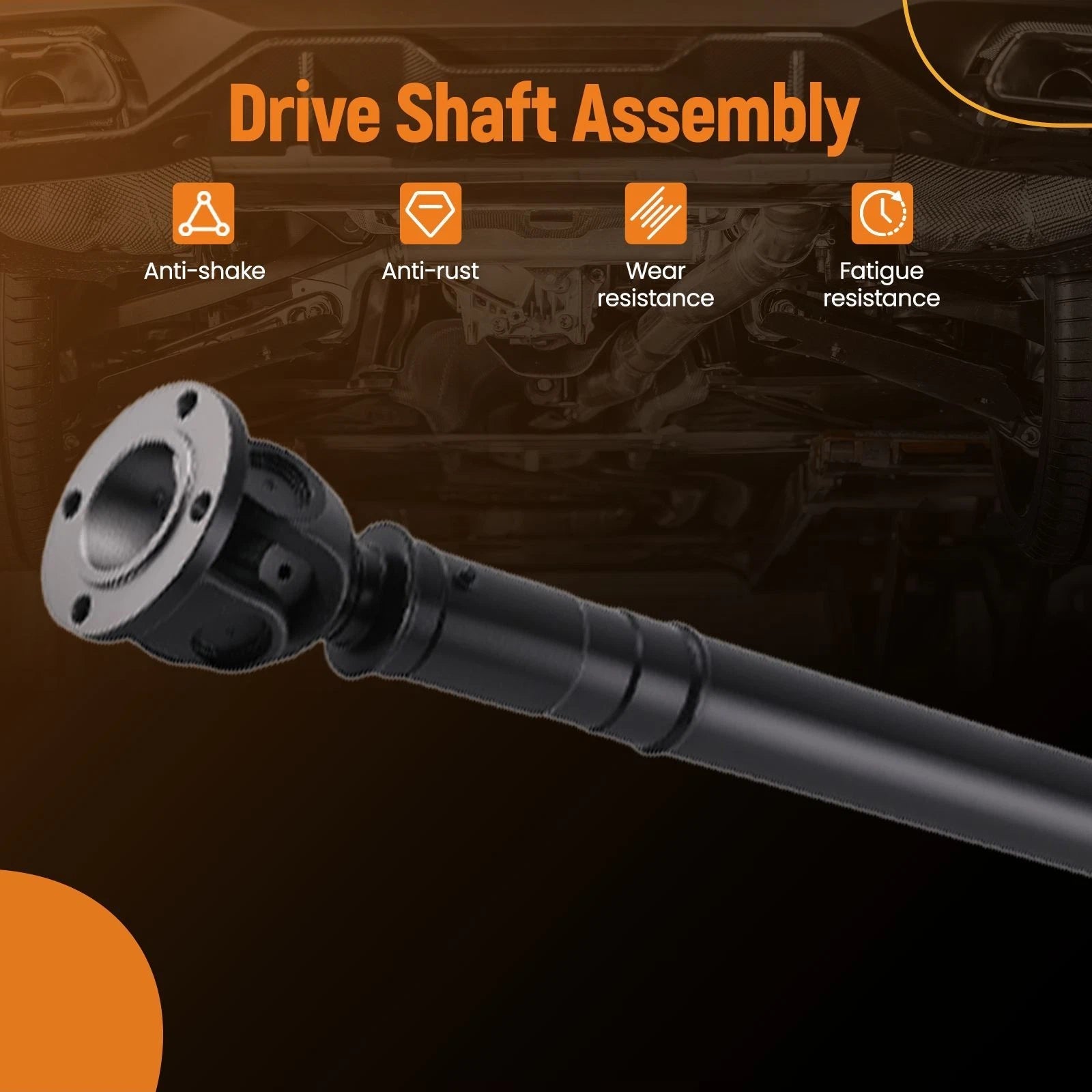 Rear Steel Driveshaft Assembly for Land Rover Discovery II (1999–2004)