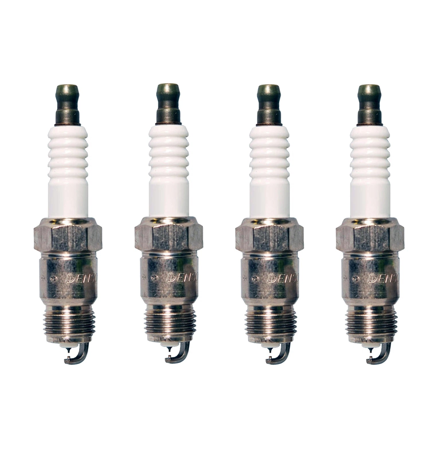 Set of 4 Denso Iridium TT Spark Plugs for Pontiac Mercury GMC Ford Chevy Buick (—)