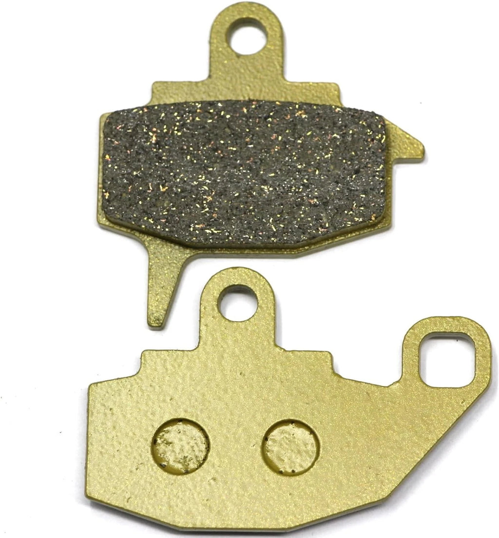 Set of 2 Front Rear Brake Pads for Kawasaki KLR650 (1987–2007) KX125 KX250 KX500