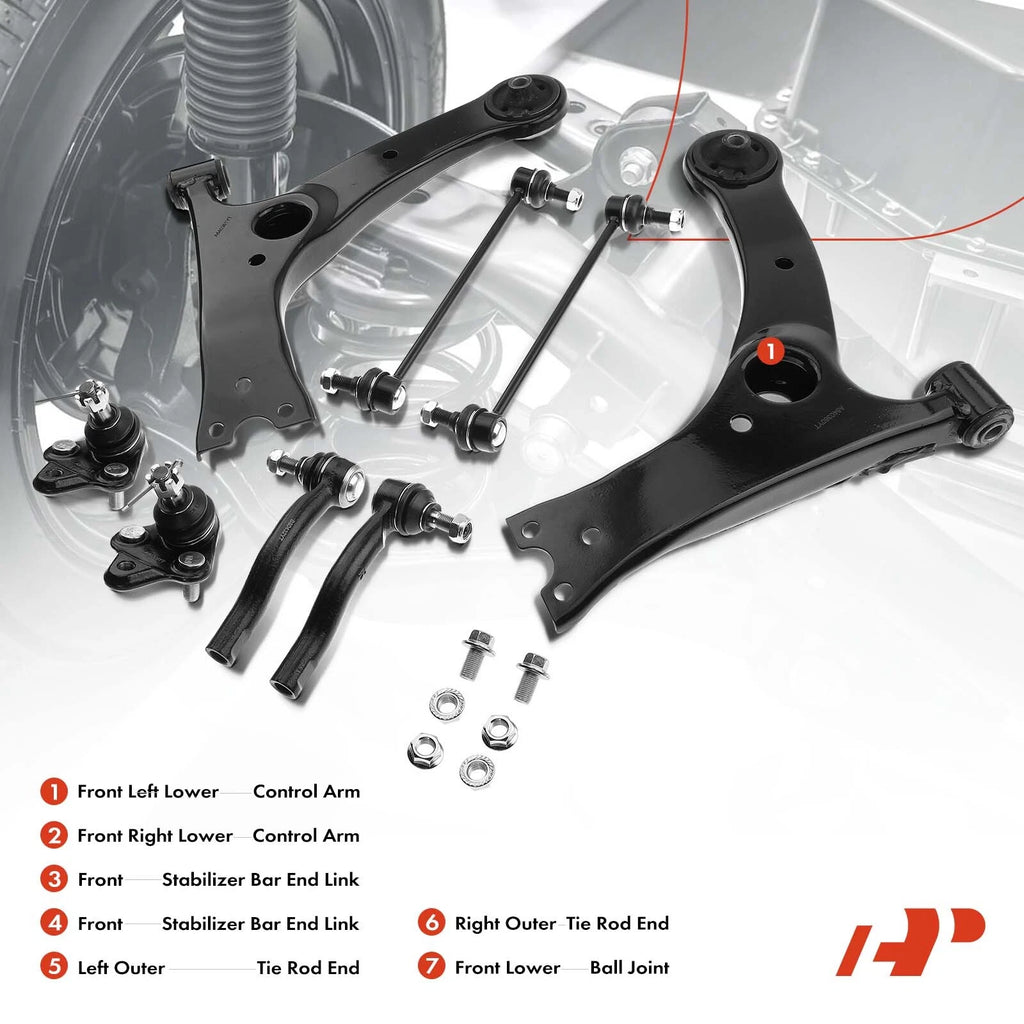 Front Lower Control Arm Sway Bar End Link Tie Rod for Toyota Corolla (2014–2019)