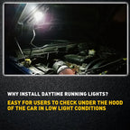 Set of 4 AUXITO 9005 9006 LED Headlight Bulbs for Make Model