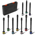 10pc Torque Limiting Extension Bar Set for Lug Nut Torque Stick (1/2")
