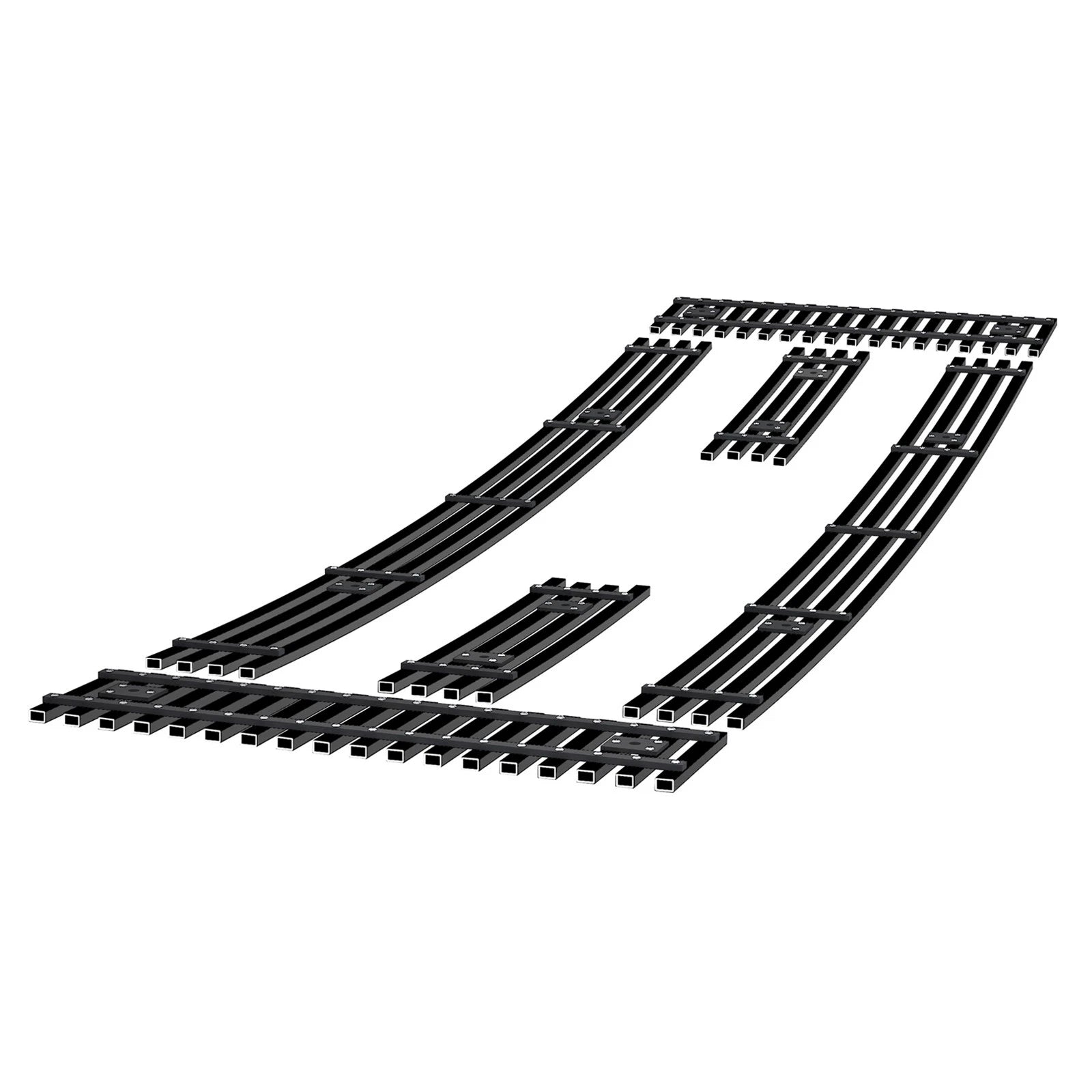 Main Upper Black Billet Grill Insert for Ford Econoline/E-Series (2008-2014)