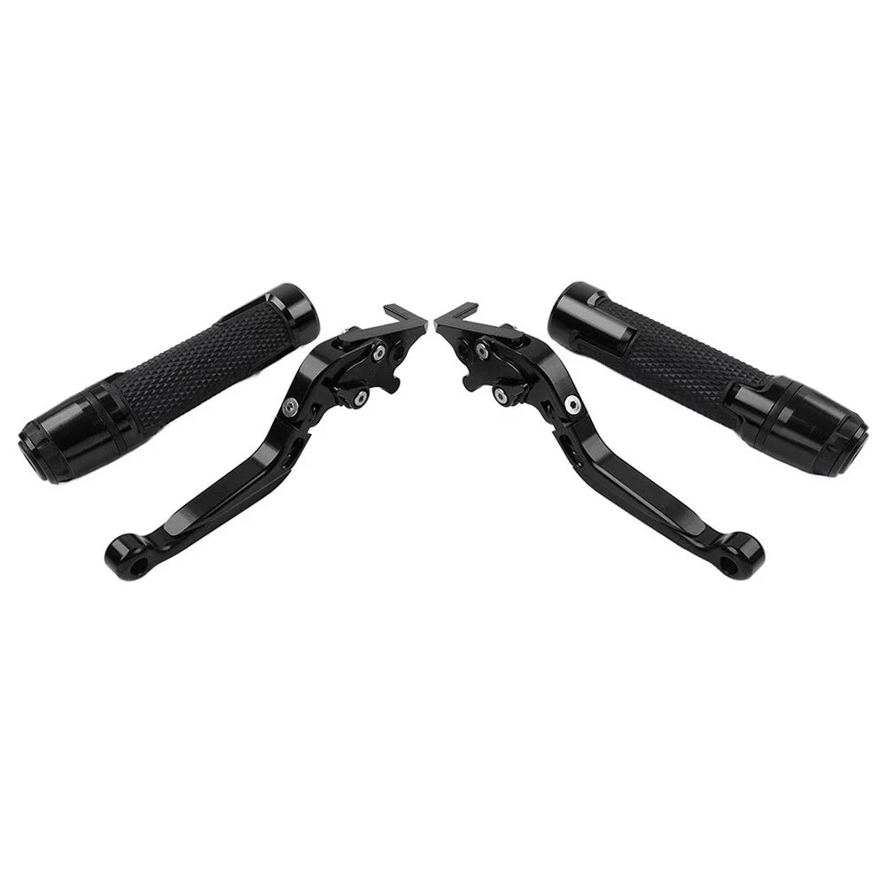 Black Extendable Brake Clutch Levers Grip Set for Honda ADV150 (2019-2020)