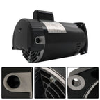 1.5HP Pool Pump Motor Replacement for Square Flange (115/230V)