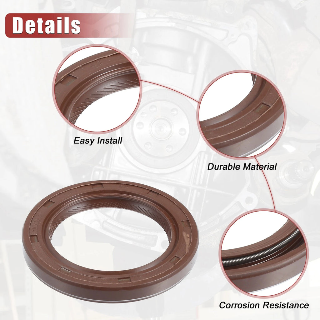2pcs Engine Crankshaft Seal No. 90311-42036 for Toyota Avalon (2005–2018) Rubber