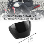 Windshield Fairing Deflector for Trident 660 (2021–2026) Black