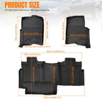 TPE Floor Mats Liners for Ford F-150 Super Crew Cab (2004–2008)
