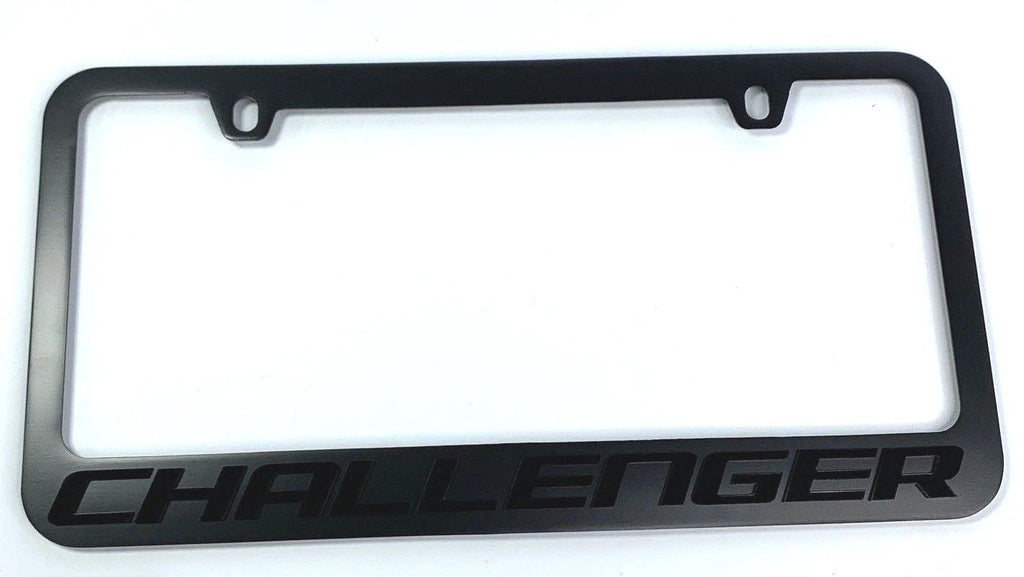 License Plate Frame Black Heavy Duty for Dodge Challenger (2011–2023)