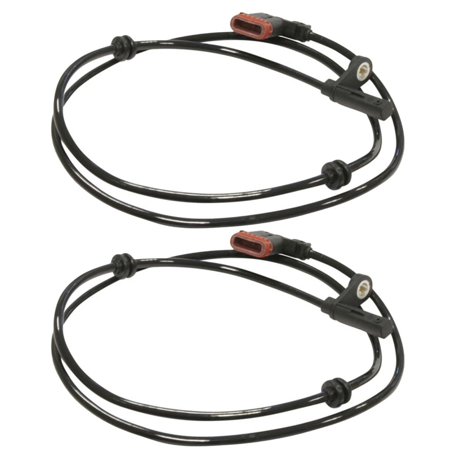 Set of 2 Rear ABS Wheel Speed Sensors for MB W204 C230 C250 C300 C63 AMG