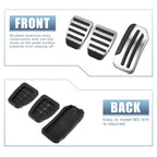 3pcs Accelerator & Brake Pedal Cover Set for Nissan Juke Leaf (2011–2018)