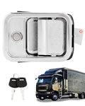 Front Left Exterior Door Handle with Lock Cylinder for Freightliner Columbia (2003–2014)