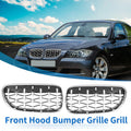 Front Hood Bumper Grille Grill 1 Pair for BMW 335is 328i xDrive (2010 - 2013)