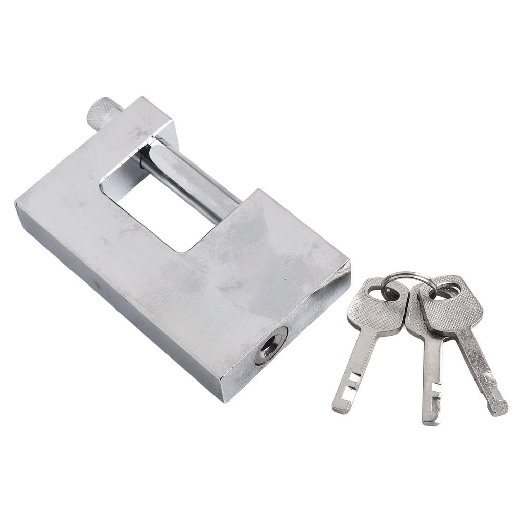 Anti Theft D Shaped Padlock for Automotive Use (3 Keys)