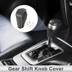 Shift Knob Cover Black Carbon Fiber Beige for BMW 3 Series (2004 - 2012)