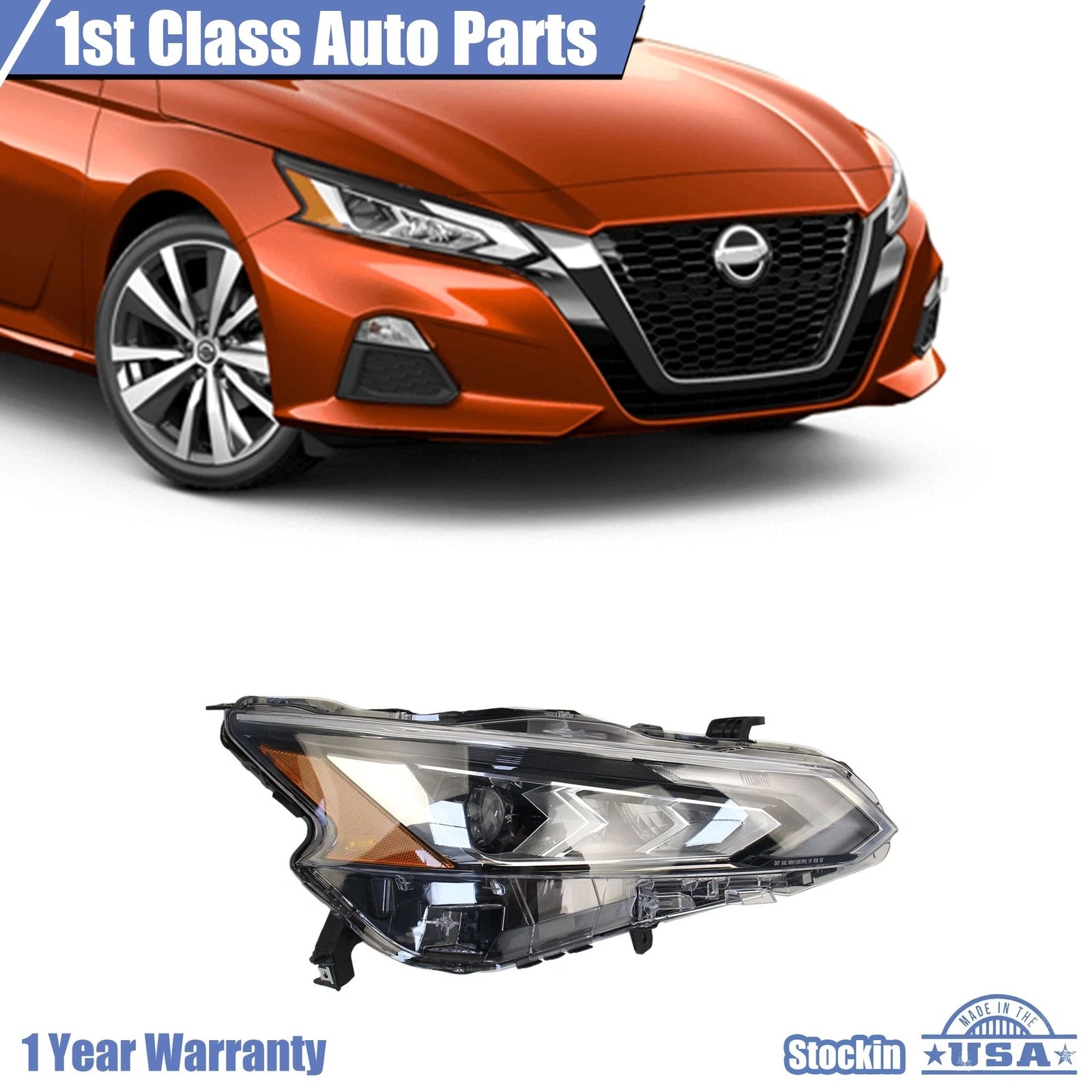LED Headlight Assembly for Nissan Altima (2019–2021)