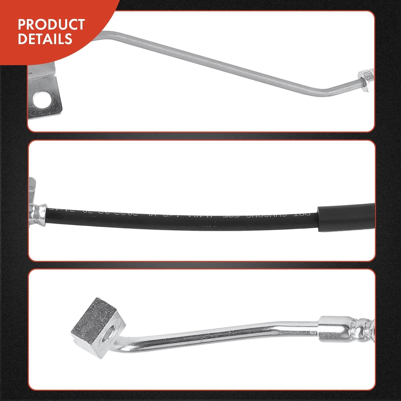 Rear Left Brake Hydraulic Hose for Ford F-550 Super Duty (1999–2023)