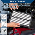 Car Engine Air Filter for MERCEDES-BENZ C320 3.0L (2000-2015) - 2 Pcs