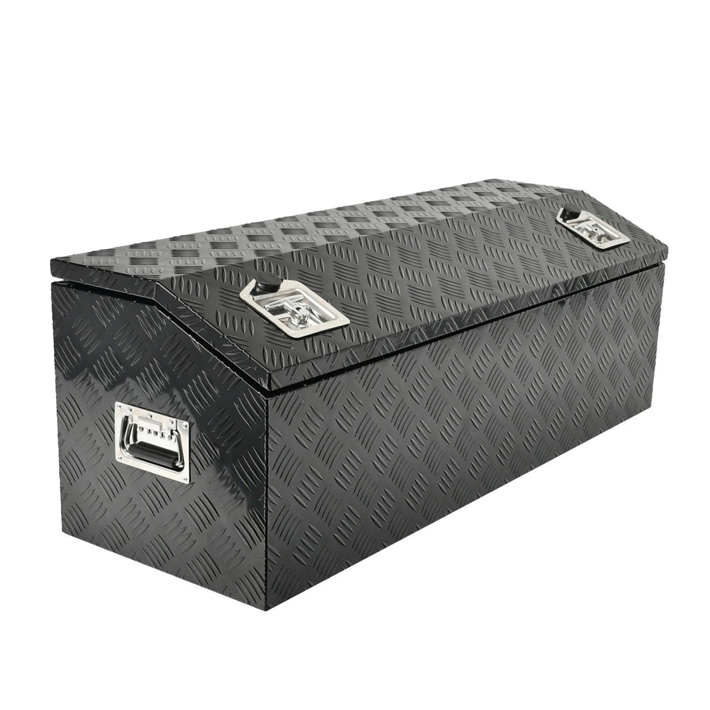 44" Black Aluminum Tool Box for Pickup Truck (Fits )