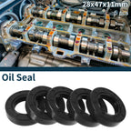 Set of 5 Oil Seal Rotary Shaft Seal NBR Rubber 28x47x11mm