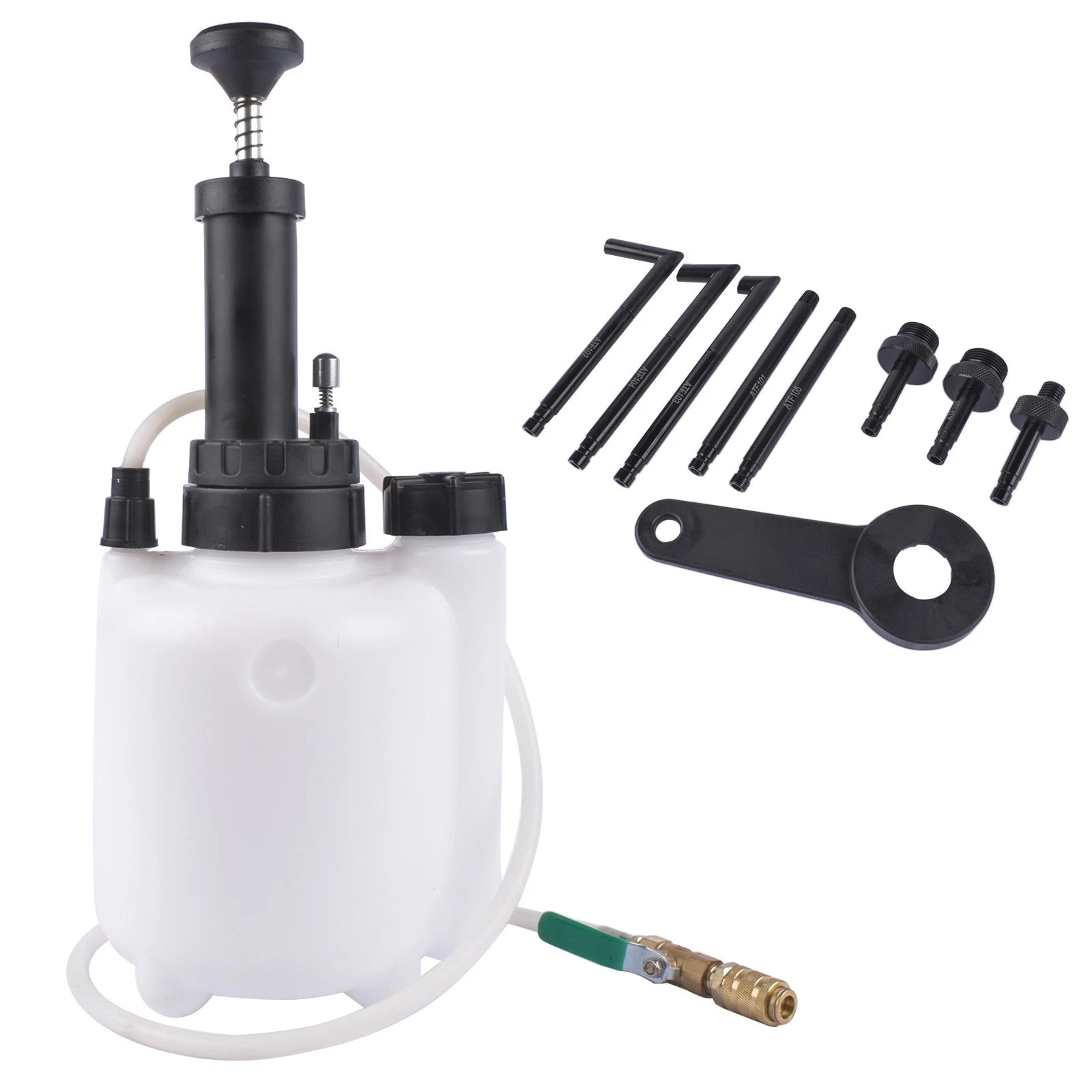 3L Manual Transmission Fluid Pump with 8 Adapters for Various Models