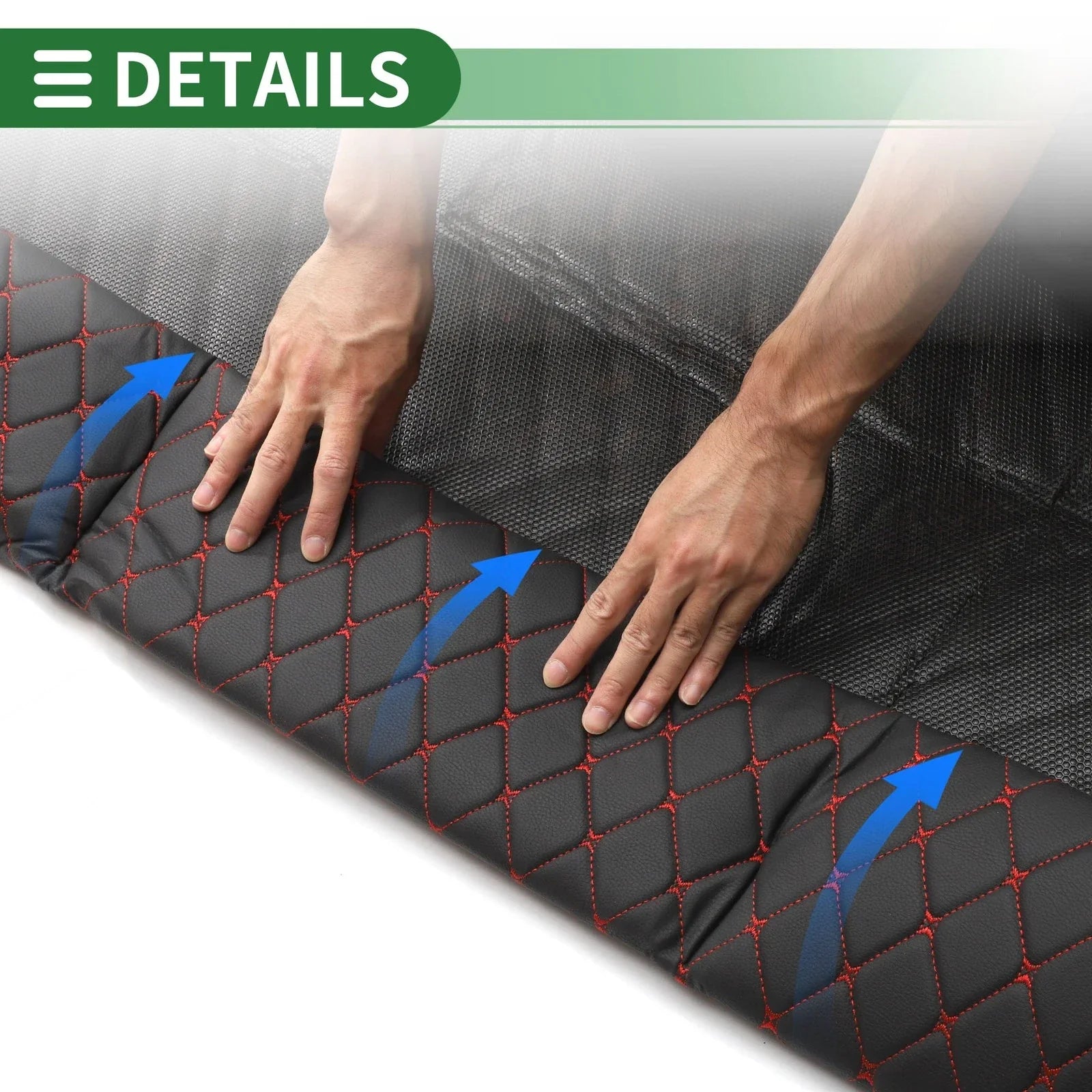 Cargo Liner Trunk Mat for Honda CR-V 2002-2006 3D Diamond Pattern Black