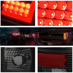 3D LED C-Bar Tail Lights for Chevy Silverado (2007–2014) Black