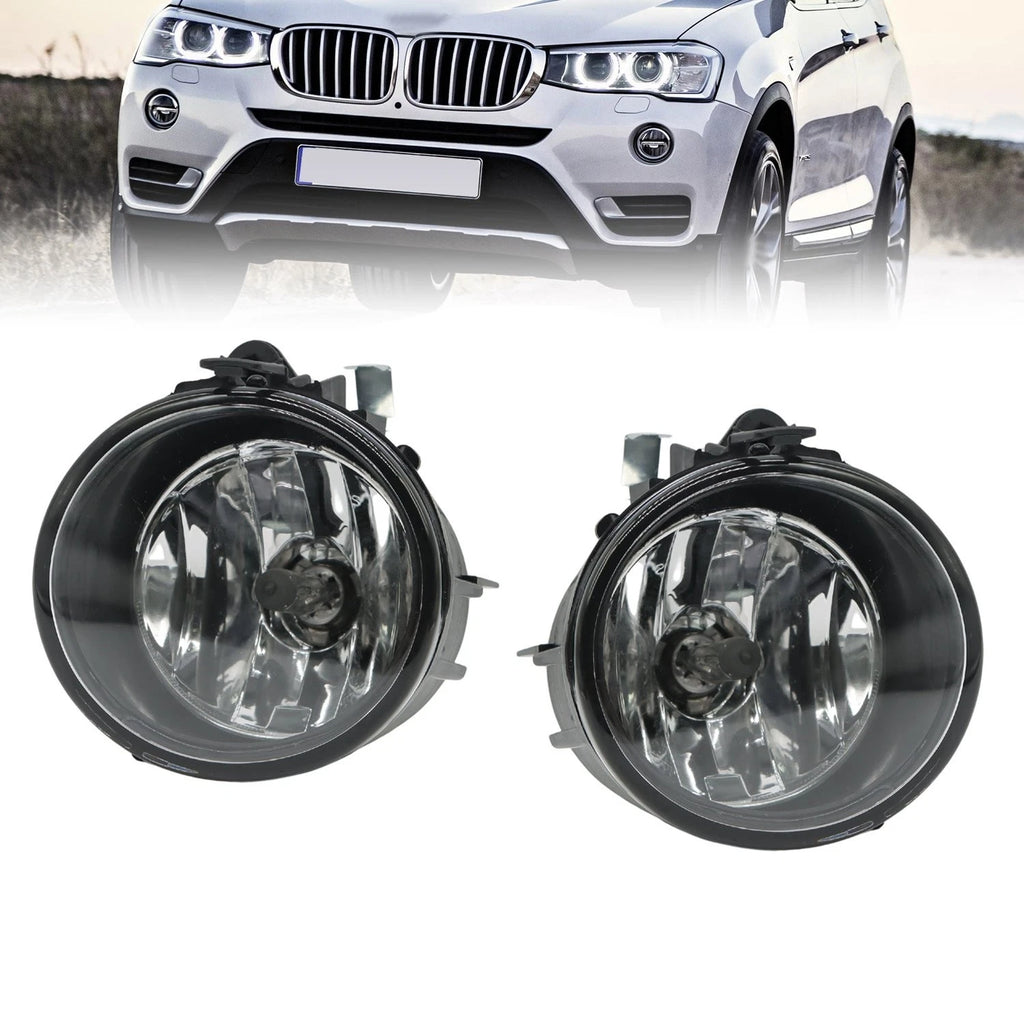 Pair Bumper Fog Light Lamps for BMW X1 F48 X2 F39 X3 F25 X5 (2011–2017)