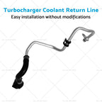 Turbo Coolant Return Inlet Pipe for BMW 230i 330i X3 2.0 (2017–2020)