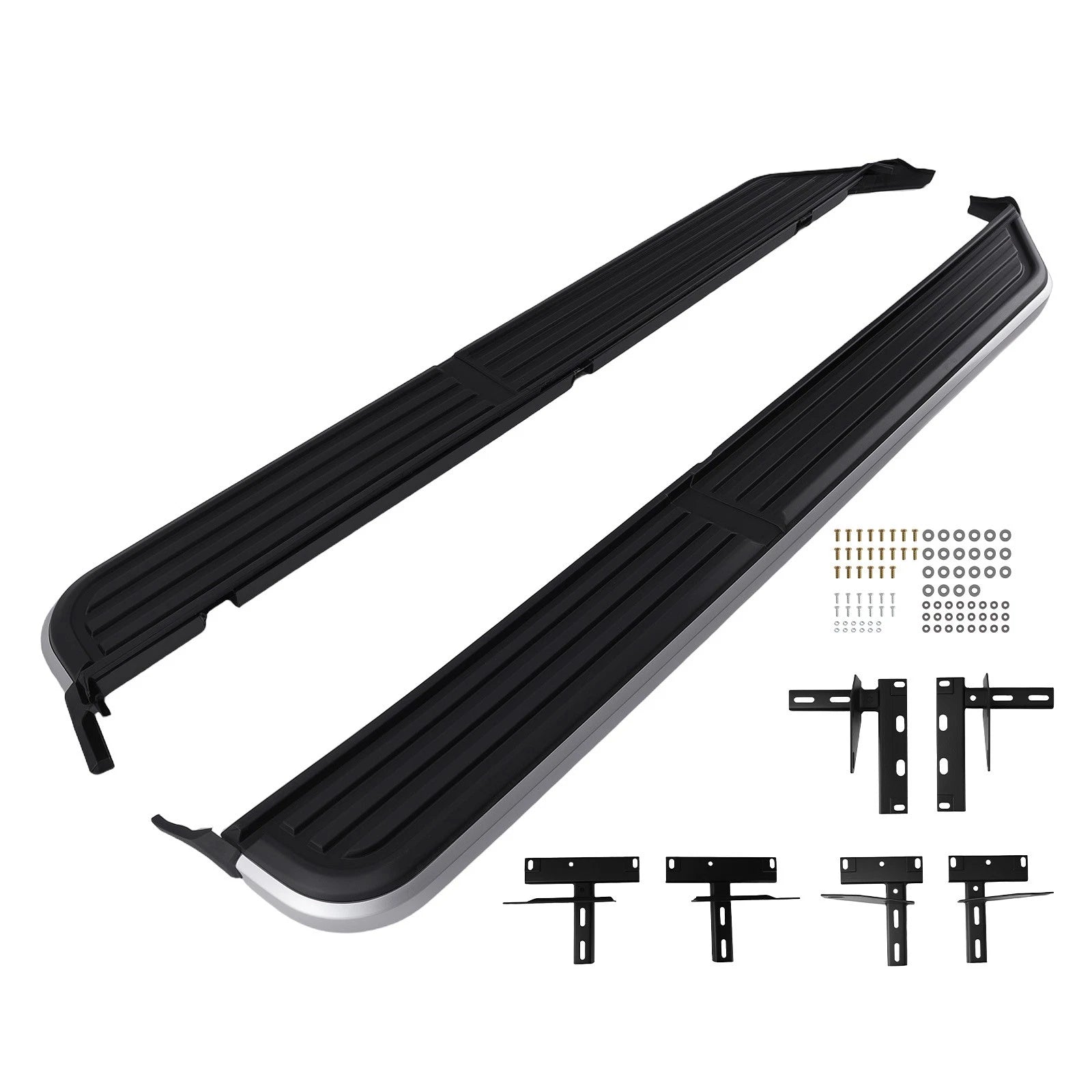Running Boards Side Steps for Land Rover Discovery LR3 LR4 (2005–2016) Non-Slip