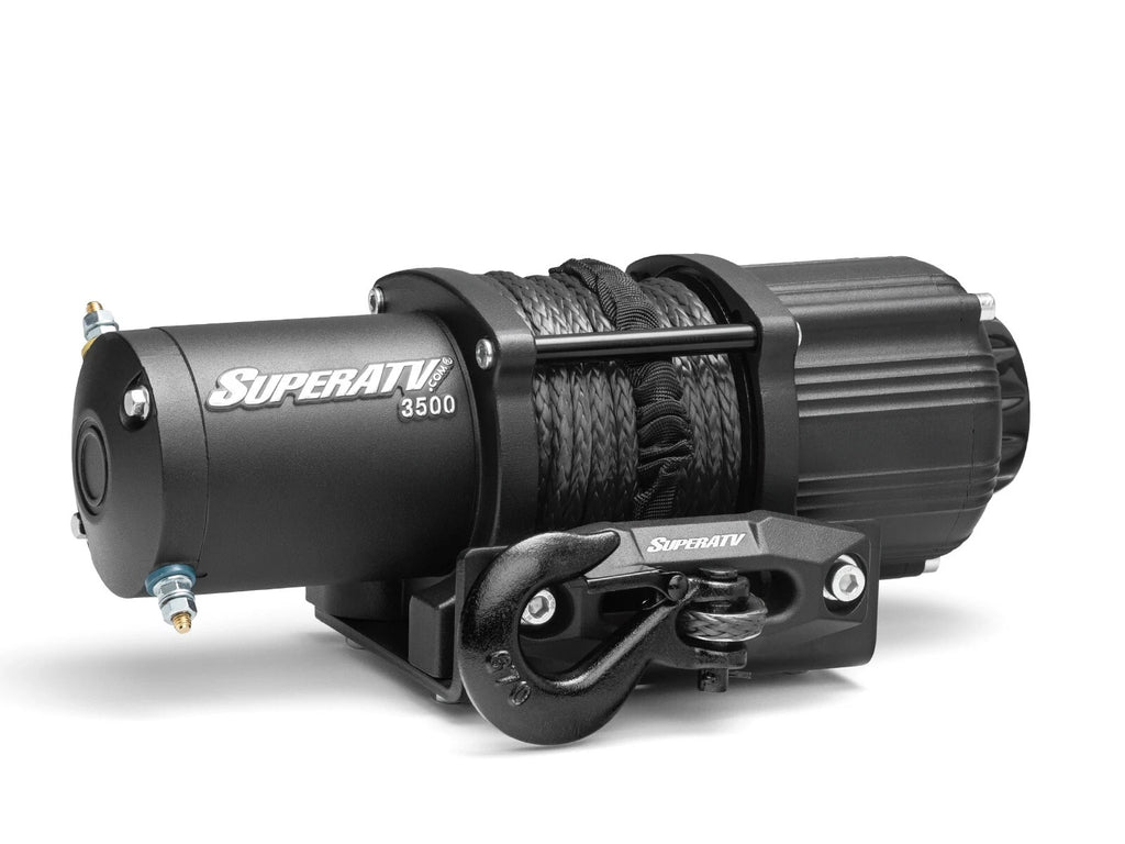 3500 lb Synthetic Rope Winch for ATV UTV with Wireless Remote (2010–2023)
