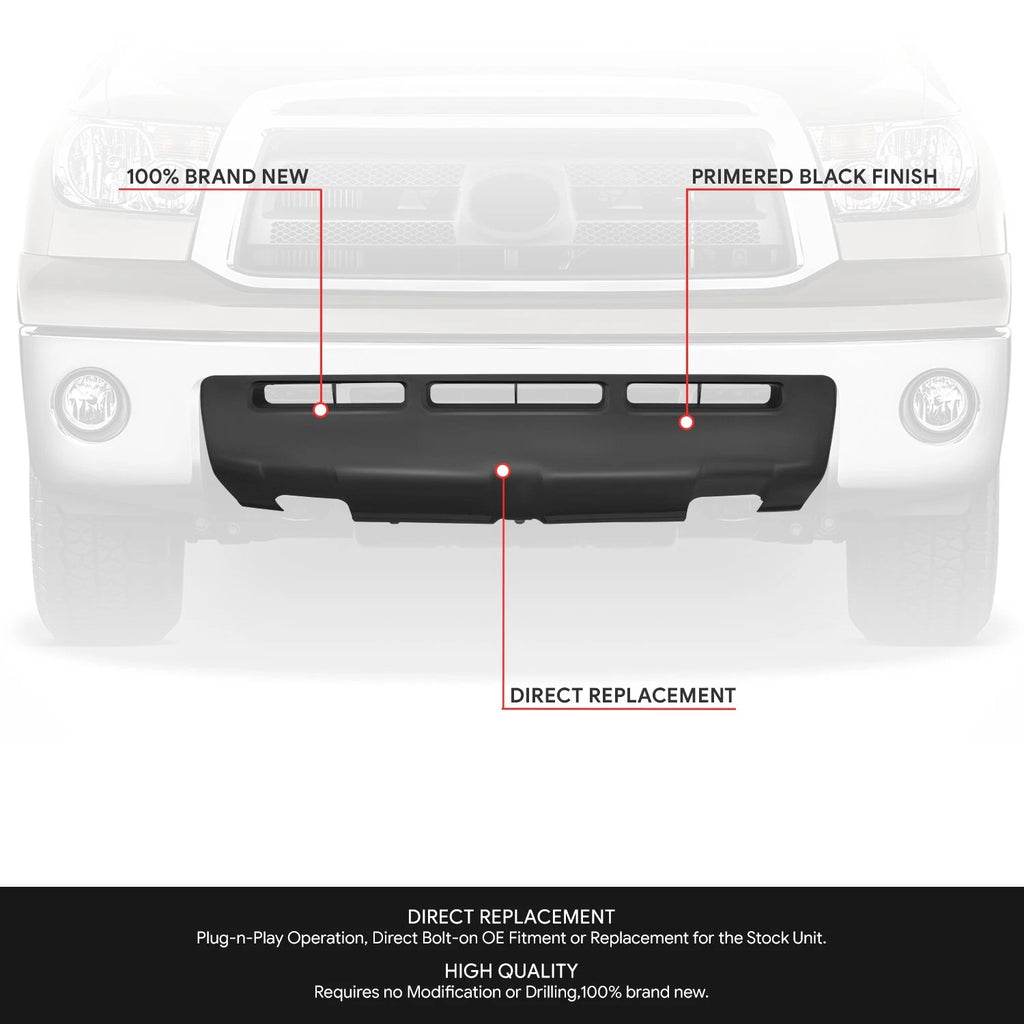 Front Bumper Valence Panel Cover for Toyota Tundra (2009–2014)