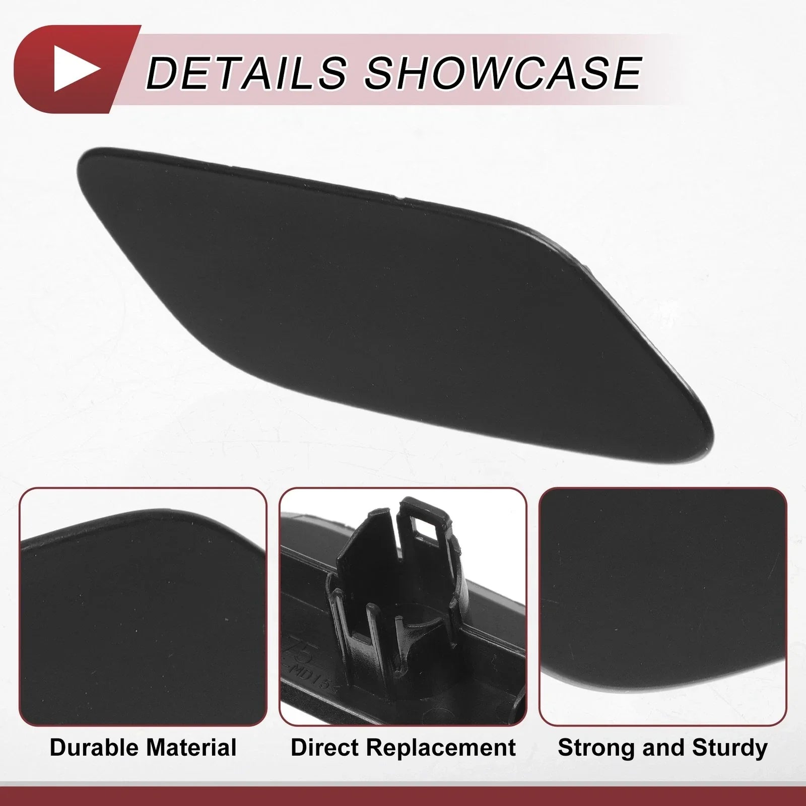 Front Right Washer Nozzle Cover for Lexus RX350 (2019-2022) Unpainted 1 x