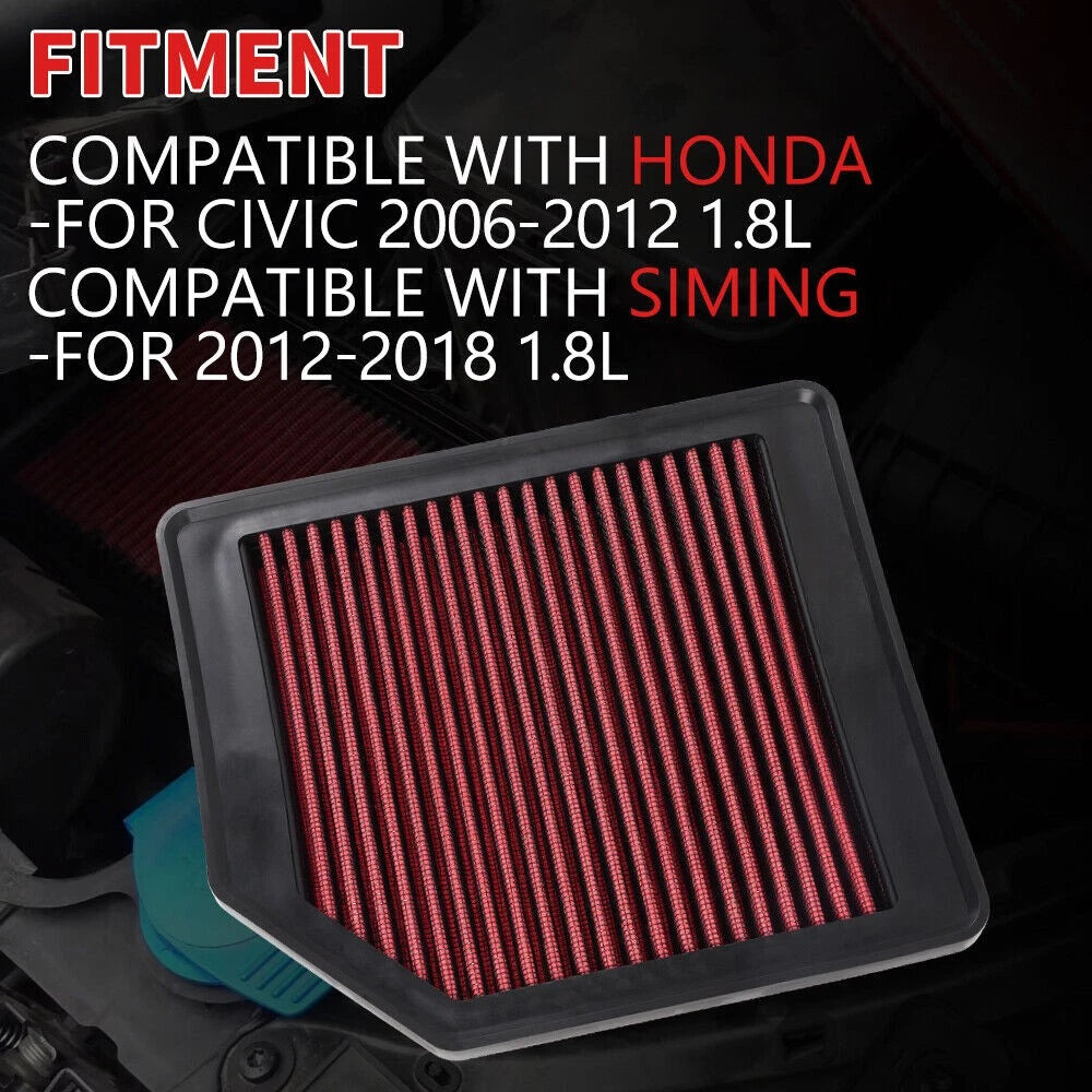 Drop In Replacement Engine Air Filter for Honda Civic (2006–2012)