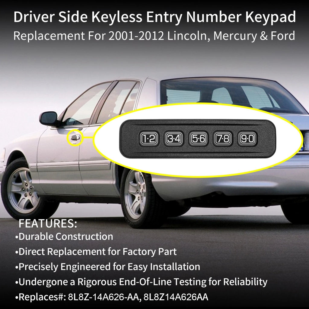 Keyless Entry Keypad for Lincoln Ford F-250/350/450/550 (2001-2012)